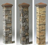 Real Stone Post Covers