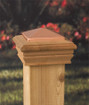 Newport Copper High Top Post Cap