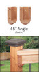 2x4 Rounded Bottom Railing Connectors