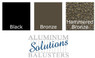 Aluminum Bow Balusters