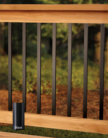 Face Mount Traditional Aluminum Balusters by Deckorators