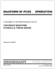 EMA-15 (N-08-09) PCSS Supplement to MAXFORM Operation Manual