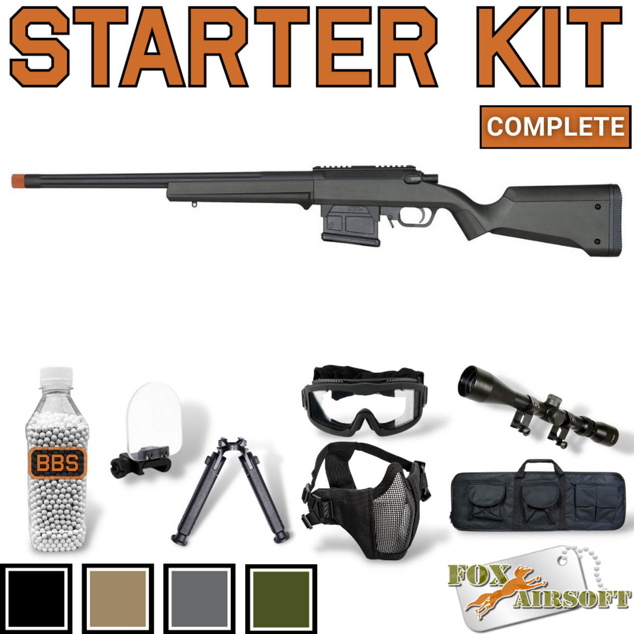 Airsoft Sniper Rifle Birthday Party Gun Package