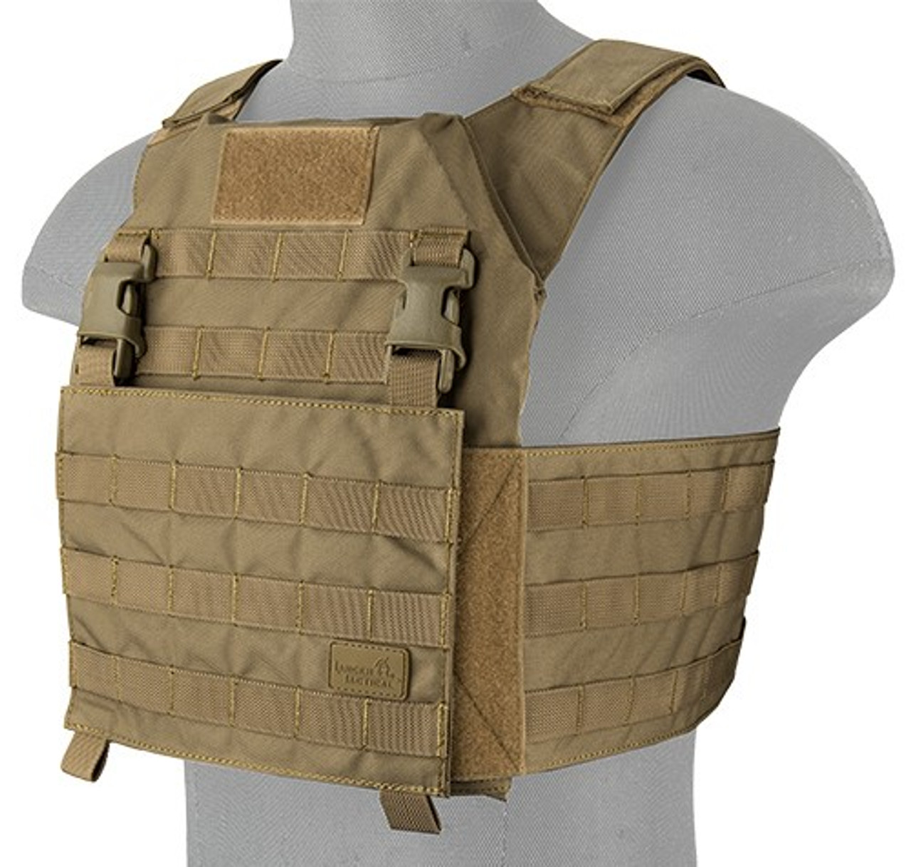 Lancer Tactical Adaptive Recon Plate Carrier, Fox Airsoft