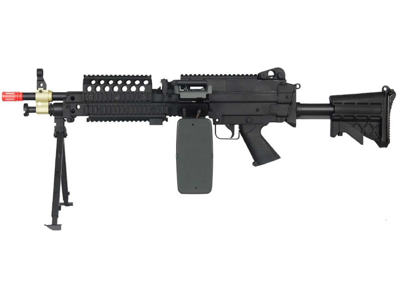 A&K MK46 M249 SPW Airsoft LMG Machine Gun | Fox Airsoft