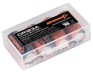 Opsmen CR123A Lithium Batteries 4-pack