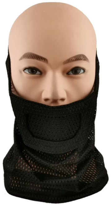 Cygnus Armory Face Warrior Mesh Mask Black