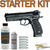 The SP-01 Shadow Airsoft Pistol Starter Kit is a great way to get started into airsoft on a budget!