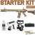 Lancer Tactical M4 Interceptor SPR Gen 2 Airsoft Gun Starter Kit