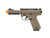 Action Army AAP-01 Assassin Airsoft Pistol in tan facing left