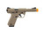 Action Army AAP-01 Assassin Airsoft Pistol in tan facing right