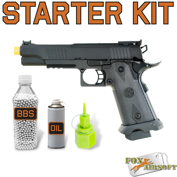 Fox Airsoft KL Hi-Capa Pistol Starter Kit