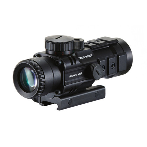 Lancer Tactical Prismatic 4x32 Compact Scope with Illuminated Reticle