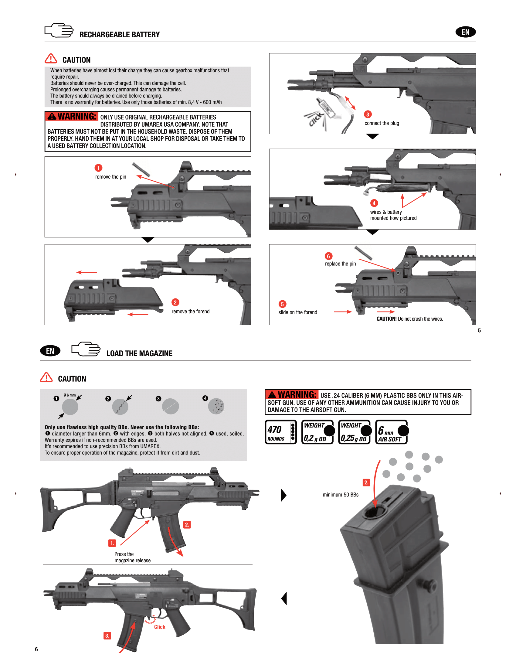 S&T G36C Competition High Cycle Airsoft electric rifle gun