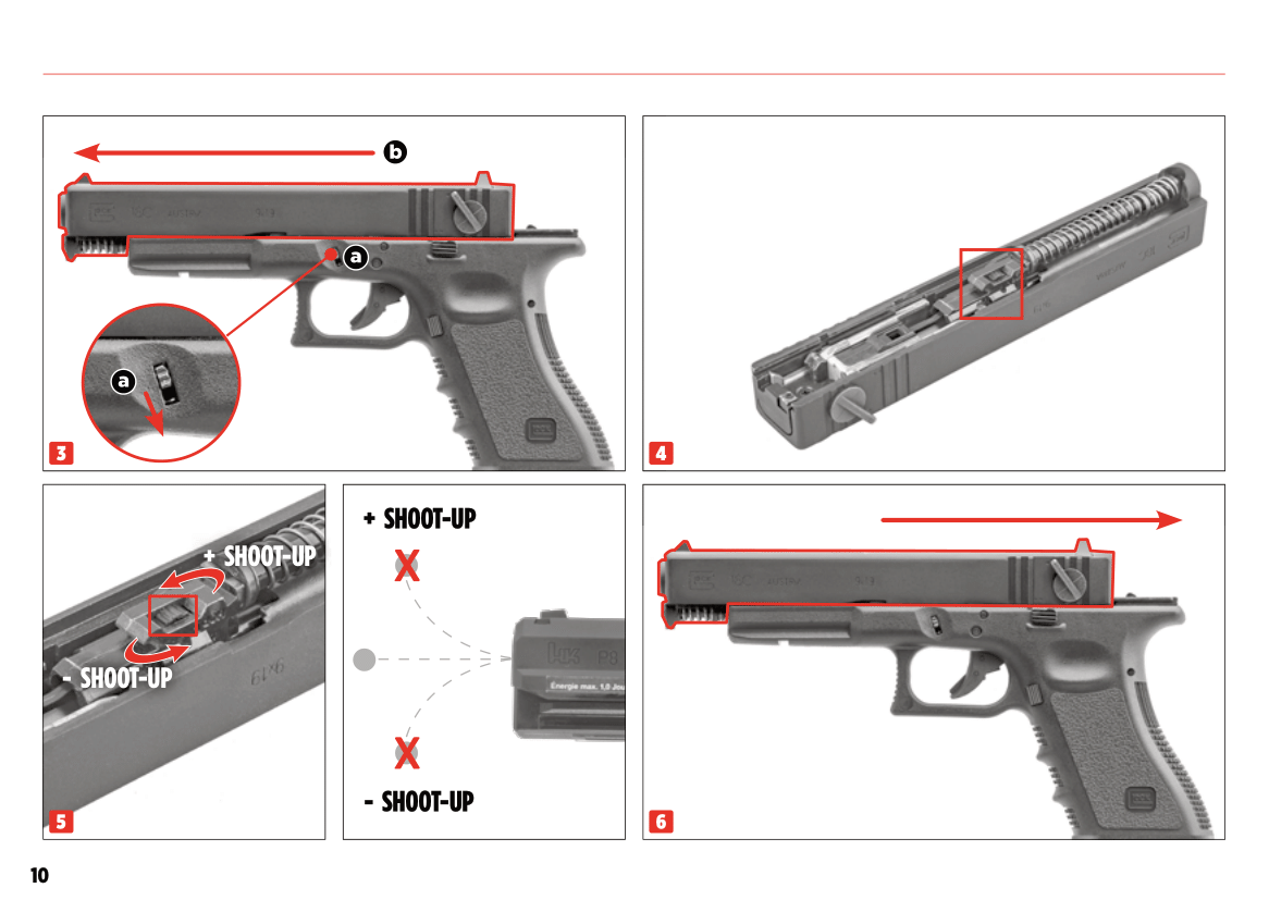 Air Soft Gun Glock 18C Pistol Gun with Laser Sight Editorial Stock Image -  Image of military, pistol: 211270144