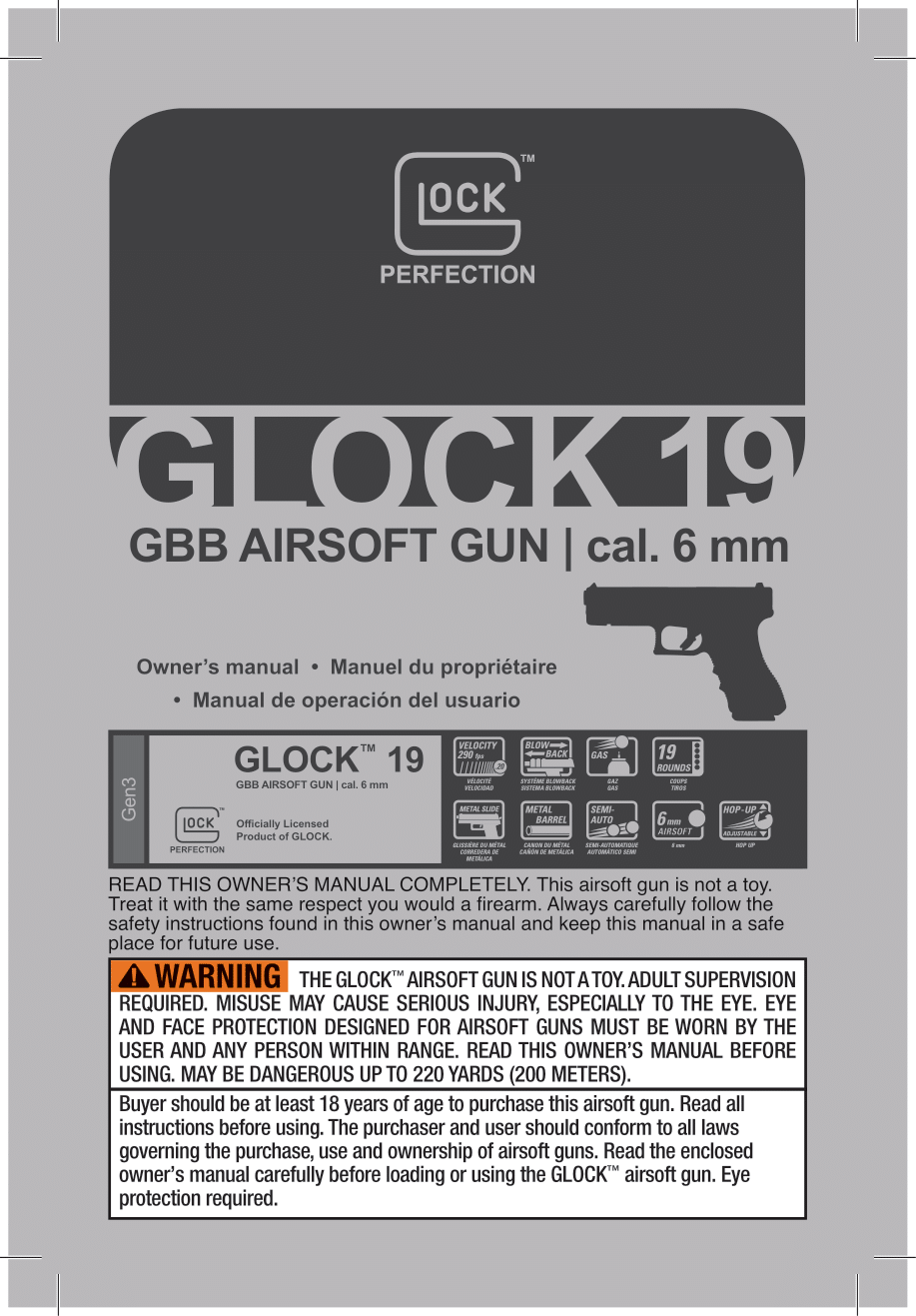 Glock 19 Airsoft – FirepowerXDS