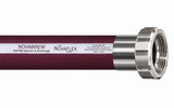 2" Novaflex 6507NB NovaBrew Food & Beverage Chlorobutyl Hose w/ Female DIN Ends