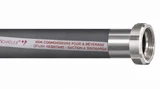 2" Novaflex 6506 Connoisseurs Food & Beverage Chlorobutyl Hose w/ Female DIN Liner Ends