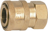 General Pump D10003 3/8" Quick Coupler (Q/C) x 3/8" Female NPT, Brass Plated