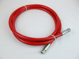 Poly-Flow Series 4940 high pressure airless spray paint hose. 10,000 PSI Maximum.