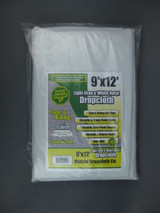 Light Gray and White Butyl 9' x 12' Drop Cloth 6-Pack