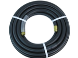 HVLP 25' Black Turbine Air Hose with Spring Guard