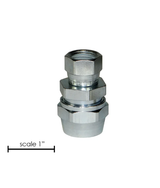 Bedford 12-301 Reusable 5/16" Hose Fitting x 1/4" NPS(f)