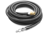 Veloci 30.0169 3/8" KOBRAJET BLACK HOSE, 4300 PSI, 50 FT, BRASS SOCKET AND PLATED STEEL PLUG