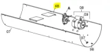 Veloci Heater Replacement Air flap SX, DX – 48.9045