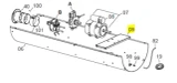 Veloci Heater Replacement Motor Support Bracket - Blaze 100 – 48.9228