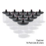 Titan 2467490 CAPLINER SYSTEM (15-PACK LIDS, LINERS & PLUGS)