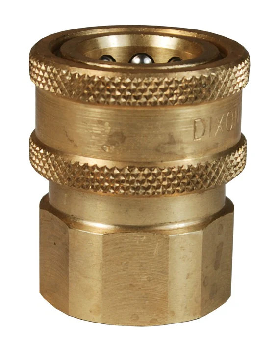 Dixon 16VF16-B-E  V-Series Unvalved Female Coupler Brass 2"
