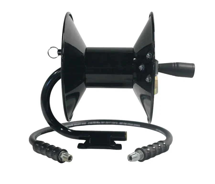 Veloci / MTM Hydro 27.0009 50 PAINTED HOSE REEL 3/8 MXF, 140F MAX TEMP -NO PIGTAIL CONF.