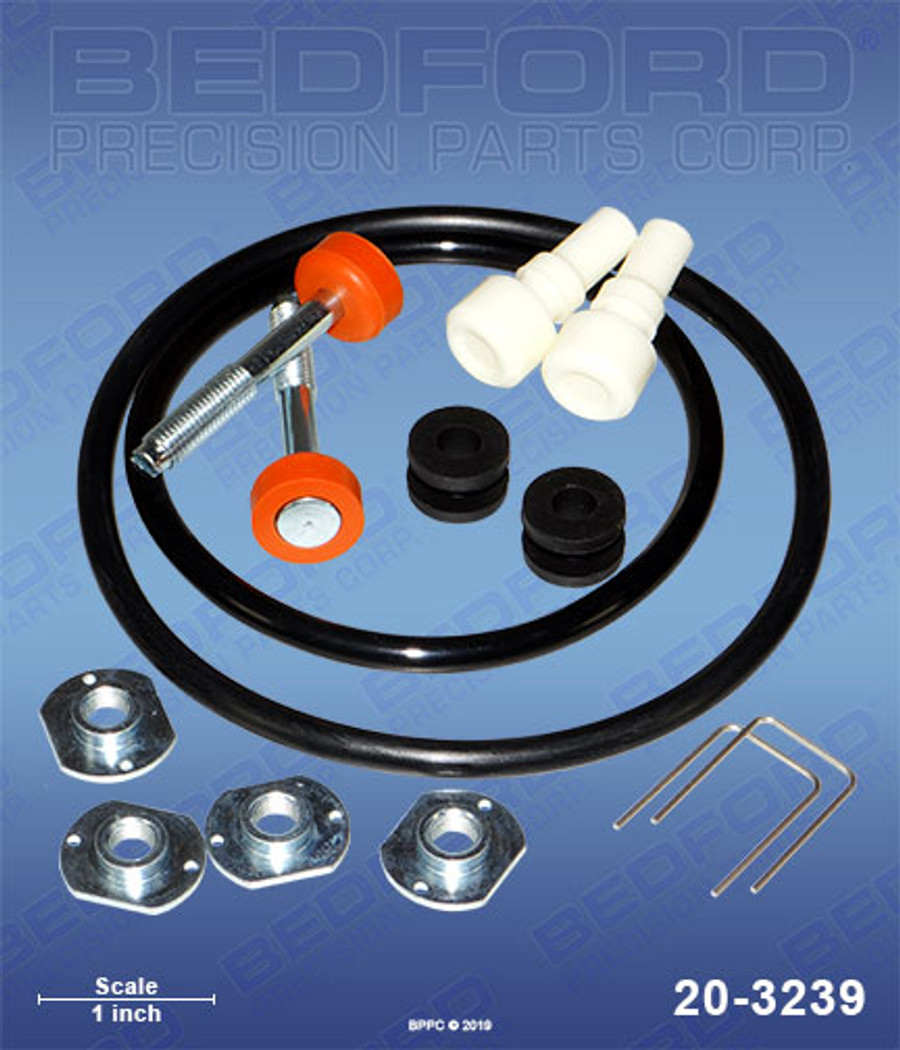 IPM 601001 / Bedford 20-3239 Replacement  Air Motor Repair Kit for 830802 & 830803