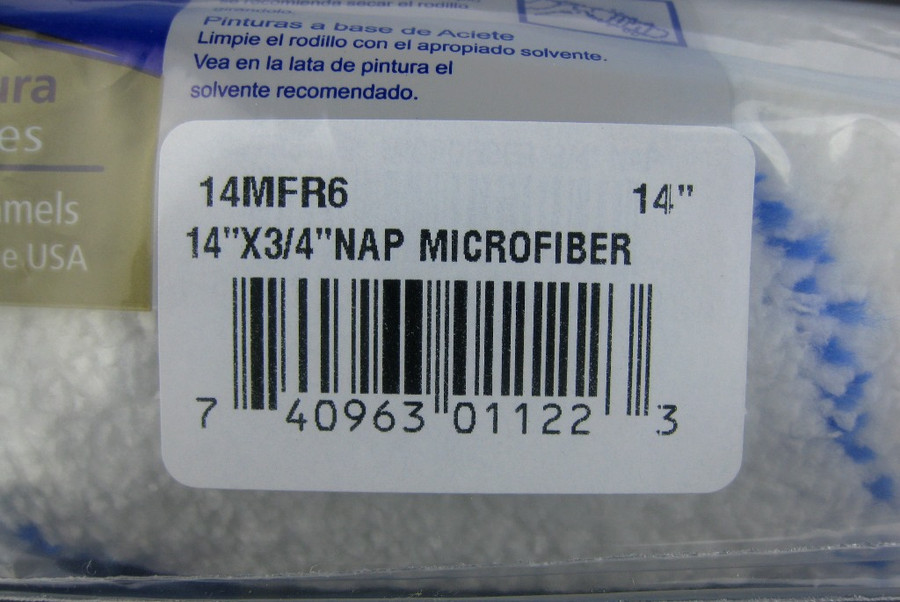 Arroworthy mircofiber 9-pack roller cover 14" x 3/4" nap