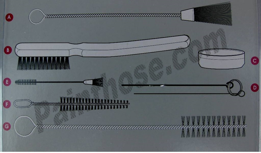 Wagner Earlex SGCK1 /2353919 Spray Gun Cleaning Kit 8pc - brushes - OEM