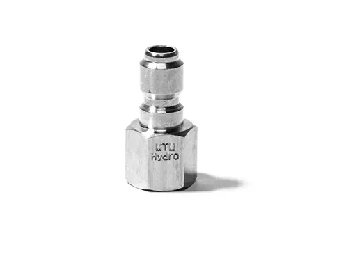MTM Hydro 24.0079 Tapón QC de acero inoxidable 1/4" FPT