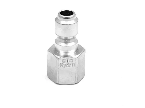 MTM Hydro 24.0073 Tapón QC de acero chapado 1/4" FPT