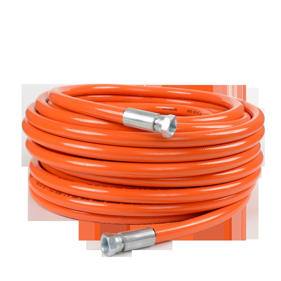 Titan High Pressure 1/2" x 50' Orange Airless Paint Spray Hose 4500psi 500450050 - OEM