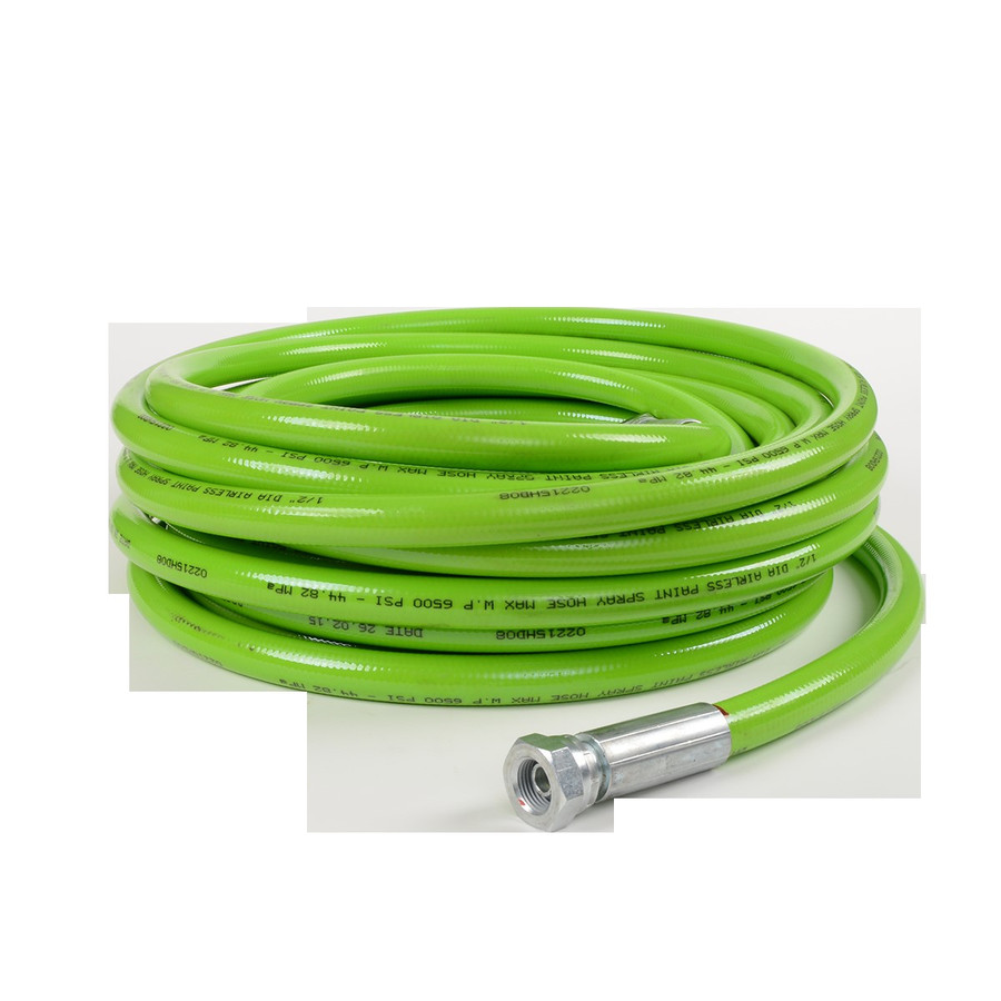 Titan High Pressure 3/8" x 50' Green Airless Paint Spray Hose 6500psi 2389445/ 375650050 - OEM