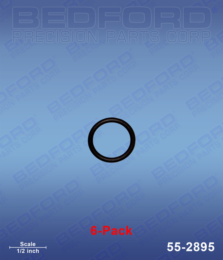 Bedford 55-2895 O-RINGS, SOLVENT RESISTANT (6-Pack) 248130