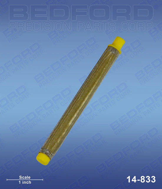 Bedford 14-833 GUN FILTER, 100 MESH, YELLOW REPLACEMENT FOR LARIUS 11037