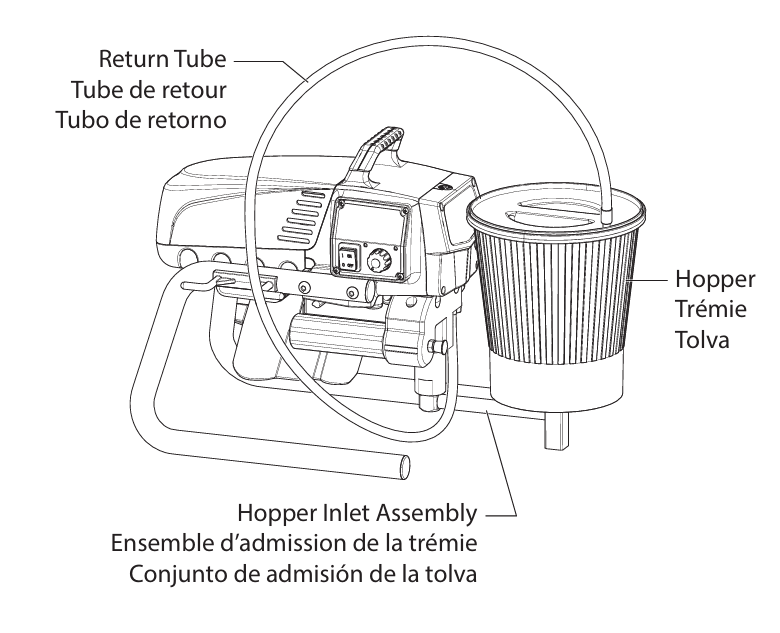 Titan 704-453 IMPACT HOPPER ACCESSORY