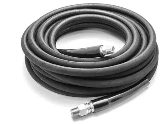 Veloci 30.0051 3/8" Kobrajet Carbon Jacketed Black Hose, 4300 PSI, 100 FT
