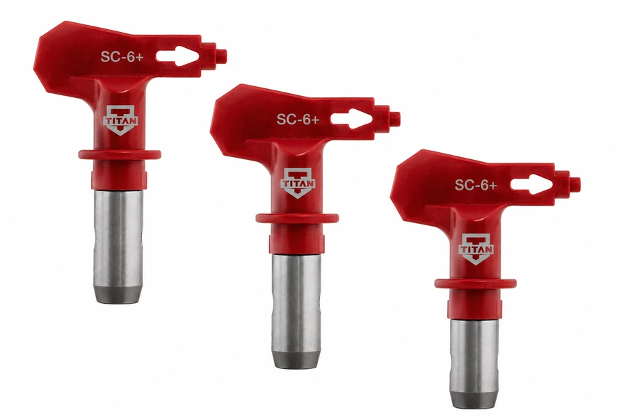 Titan SC6 Reversible Airless Spray Tips Bulk 3 Pack