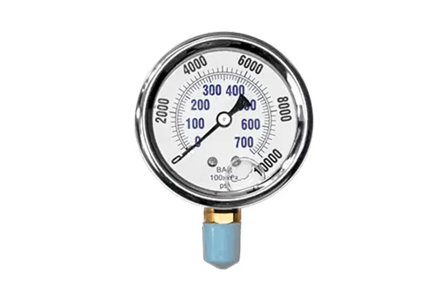 Veloci 22.5006 MTM Hydro 5,000 PSI Bottom Mount Pressure Gauge