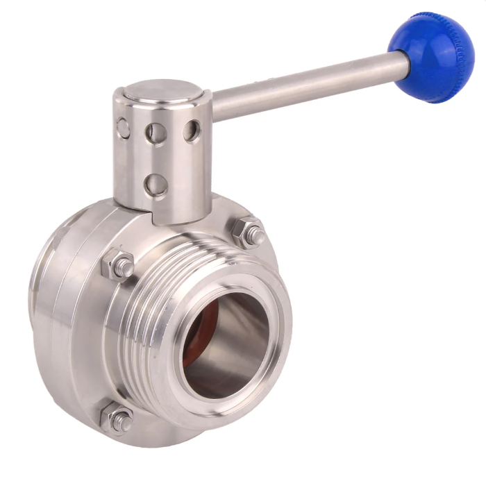 Westco Sanitary Threaded SMS Butterfly Valve 1.5"
