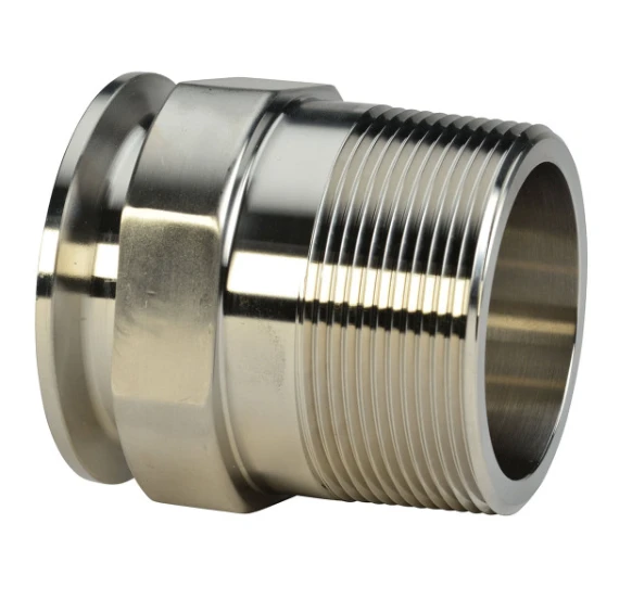 Westco Sanitary™ 21MP Threaded Male NPT Clamp Adapters