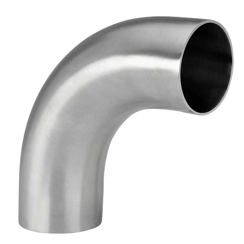 Westco Sanitary™ L2S 90 Degree Long Weld Elbow w/ Tangents