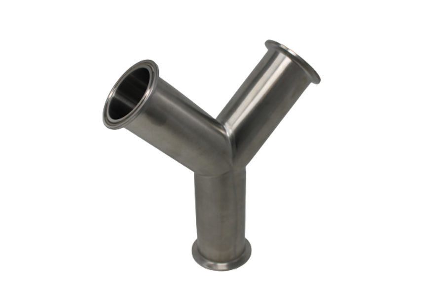 Westco Sanitary™ 135° Y w/ All Clamp Ends